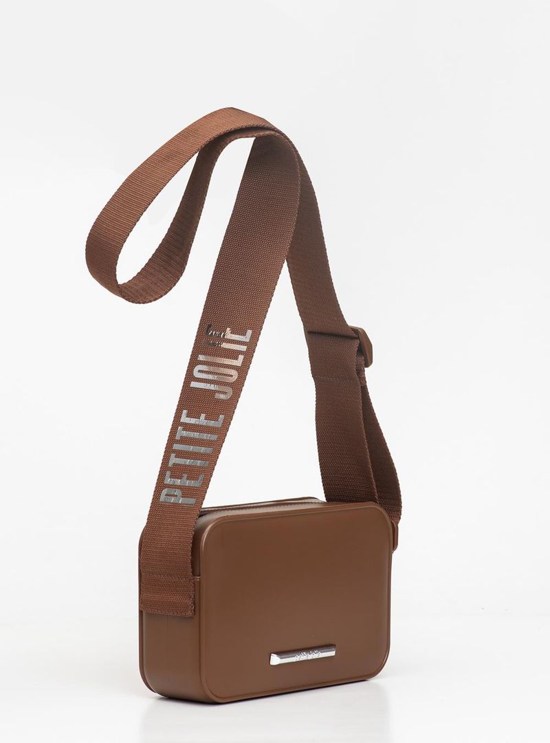 Bolsa Petite Jolie Pop Matte Chocolate/Ouro PJ11295