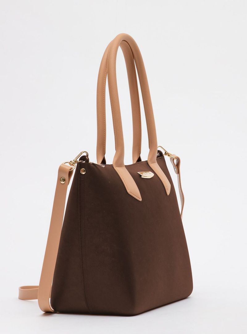 Bolsa Petite Jolie Shopping Chocolate PJ11274