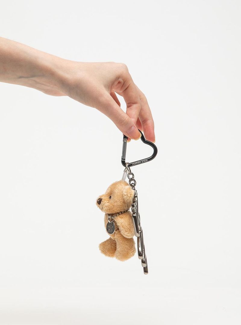 Chaveiro Urso Petite Jolie Grafite PJ20344