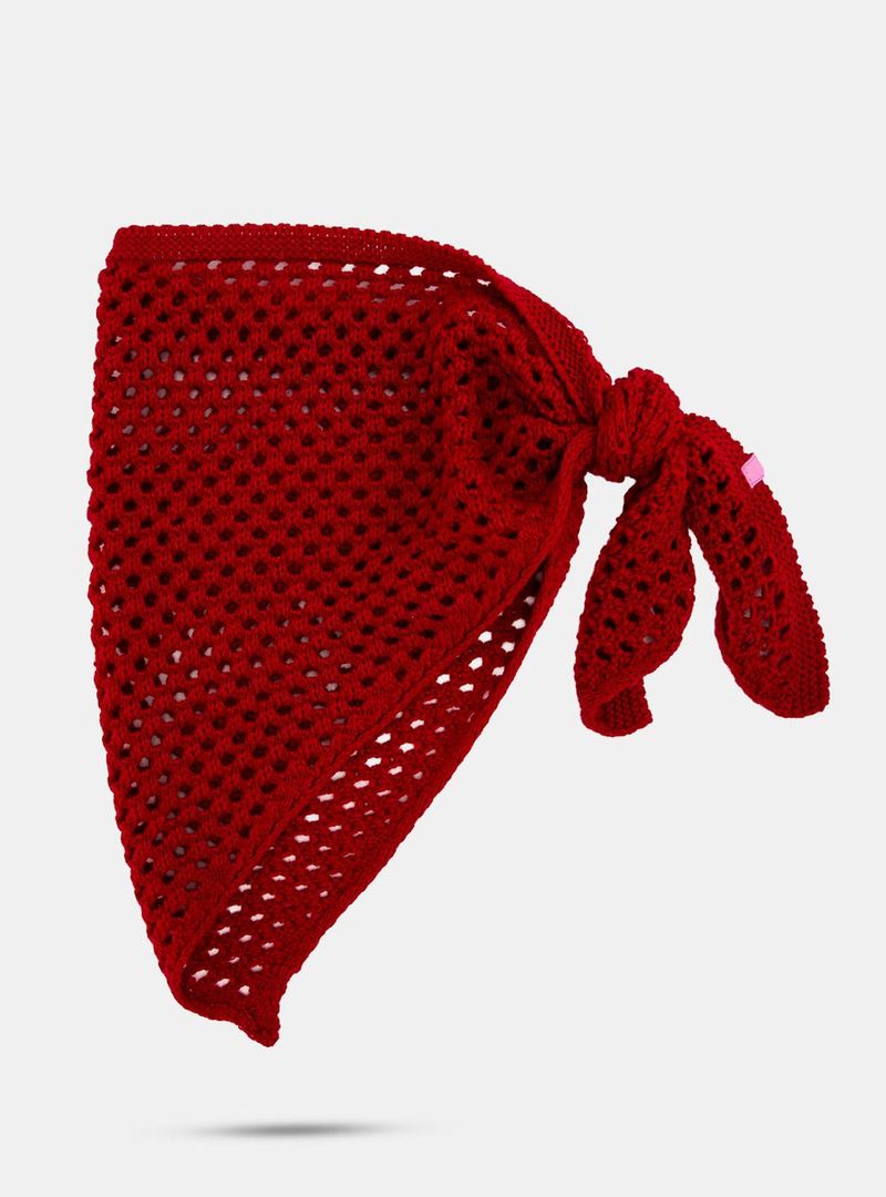 Lenço Petite Jolie Crochê Tomate PJ20353