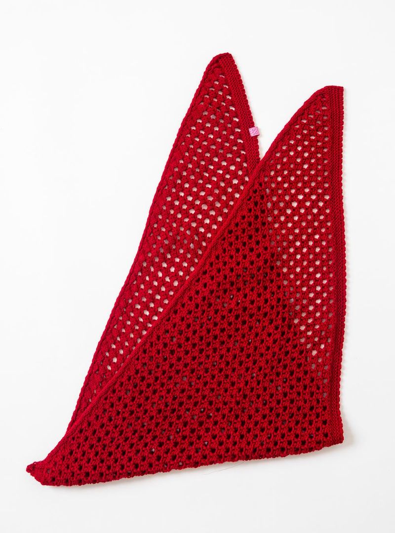 Lenço Petite Jolie Crochê Tomate PJ20353