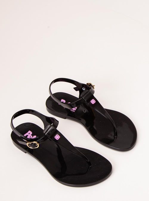 Sandália Infantil Petite Jolie Noah Preto/Chiclete PJ3340IN