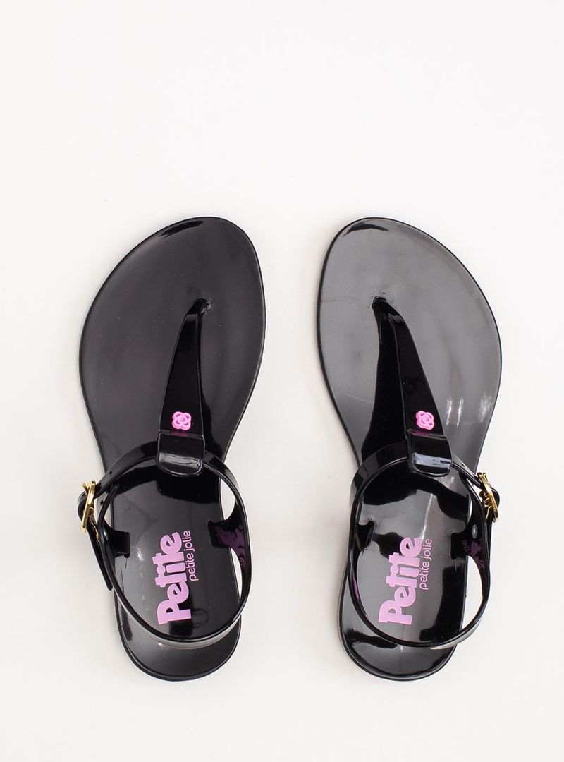 Sandália Infantil Petite Jolie Noah Preto/Chiclete PJ3340IN