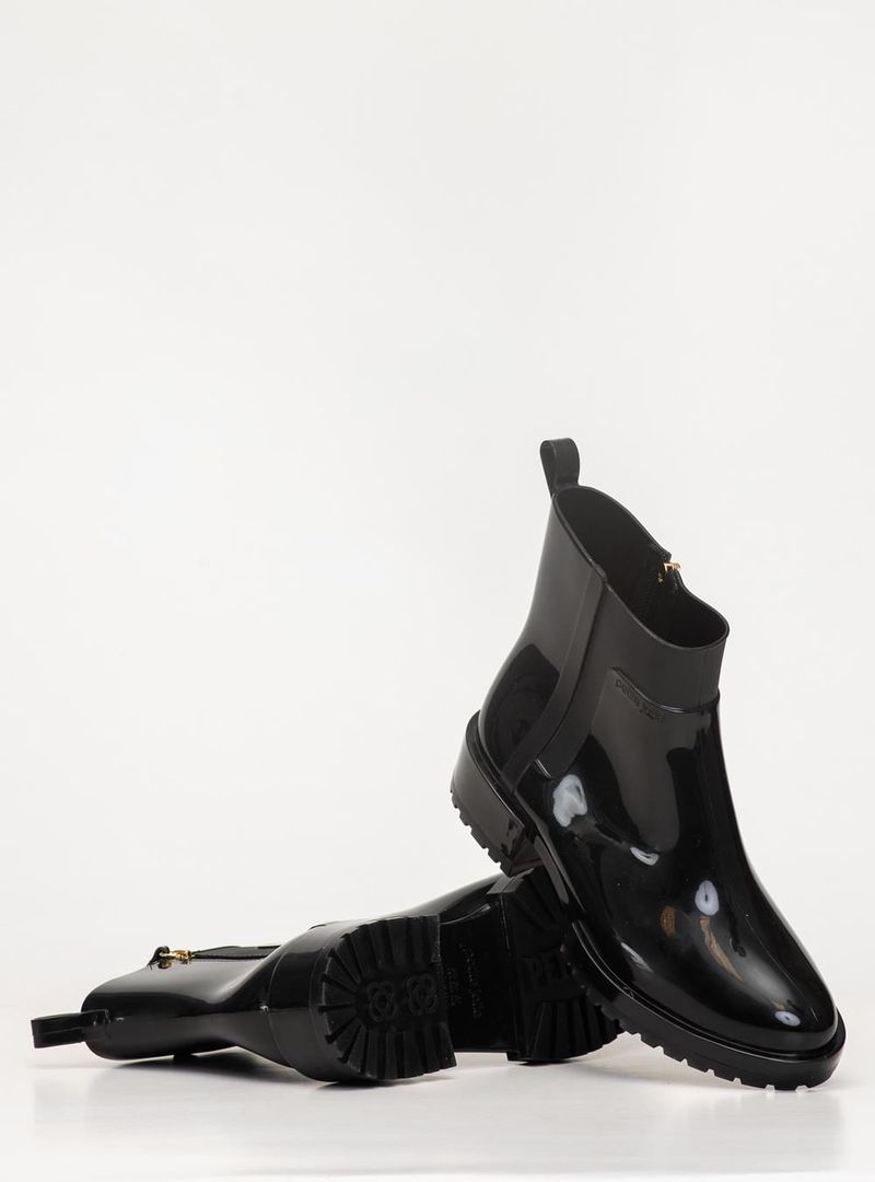 Bota Petite Jolie Lobe II Preto/Preto Translúcido PJ6649