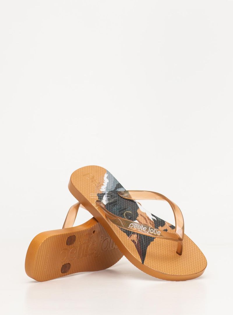 Chinelo Petite Jolie Fresh Doce Leite /Pet Lover 15 PJ6969IN