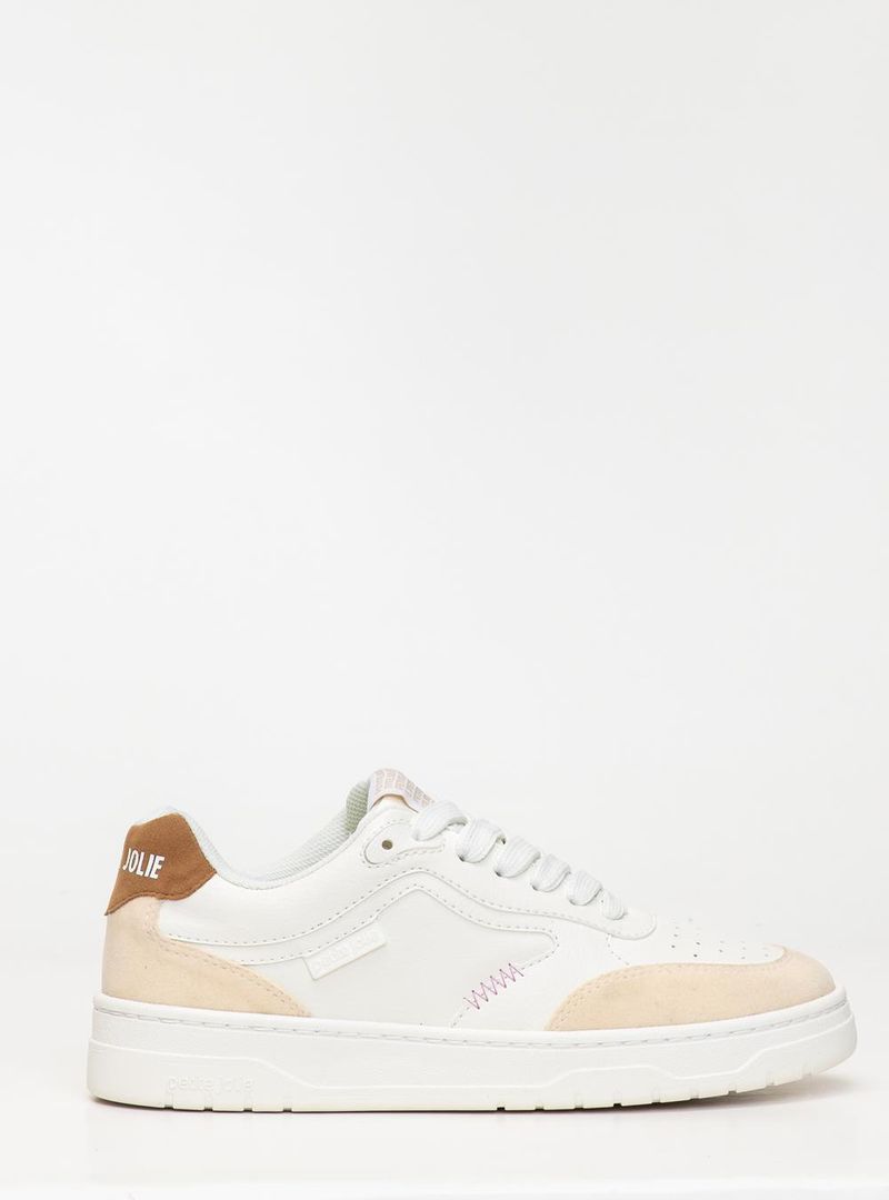 Tênis Petite Jolie Shoot Branco/Cream PJ7538C