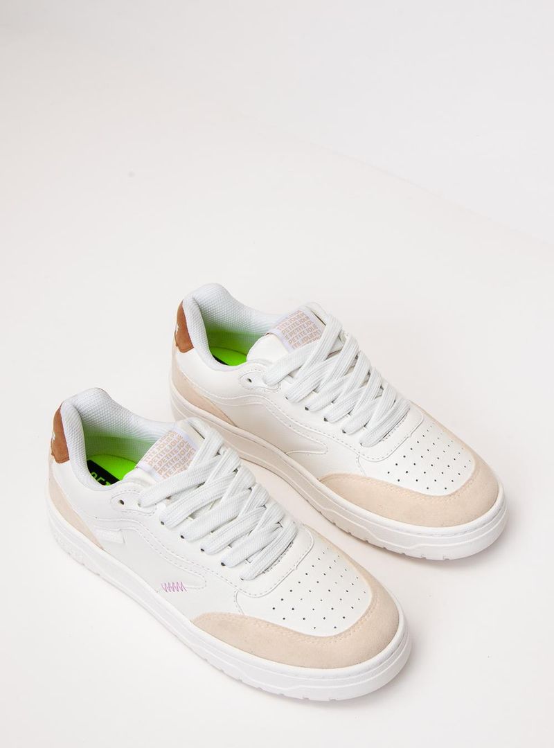 Tênis Petite Jolie Shoot Branco/Cream PJ7538C