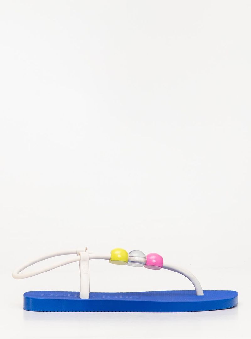 Sandália Petite Jolie Refresh Creme/Royal PJ7665'