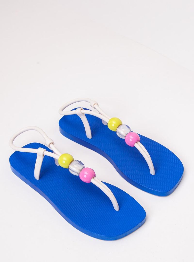 Sandália Petite Jolie Refresh Creme/Royal PJ7665