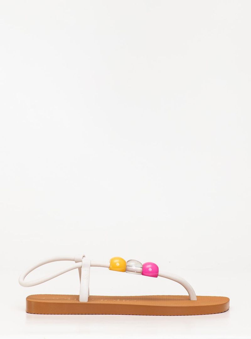 Sandália Petite Jolie Refresh White/Doce De Leite PJ7665