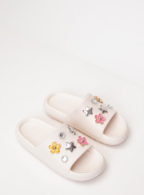 Chinelo Infantil Hug In Creme PJ7733IN