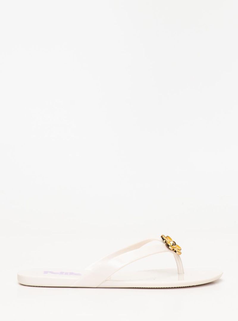 Chinelo Infantil Petite Jolie Lucky In Creme PJ7762IN