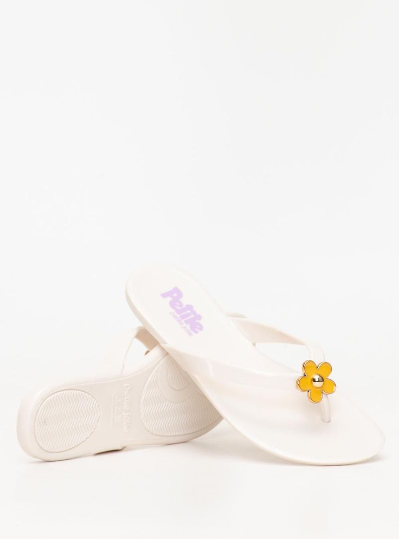 Chinelo Infantil Petite Jolie Lucky In Creme PJ7762IN