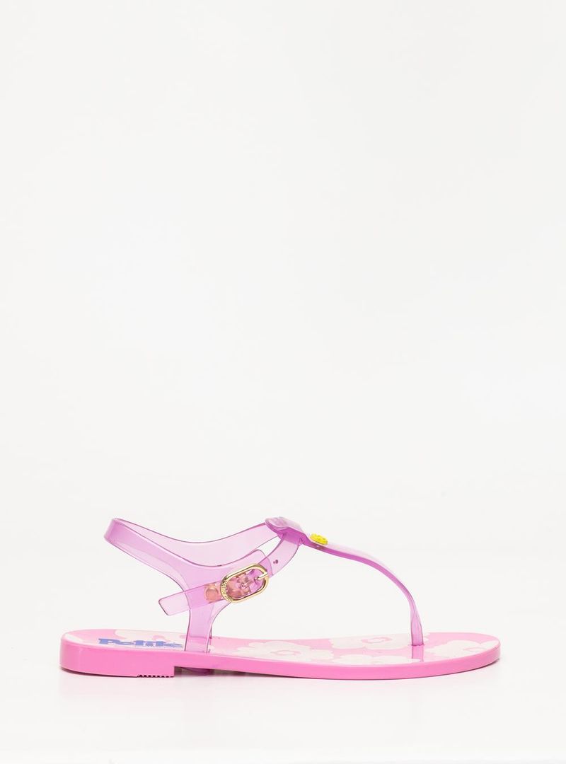 Sandália Petite Jolie Noah In Translúcido/Chiclete PJ7750IN