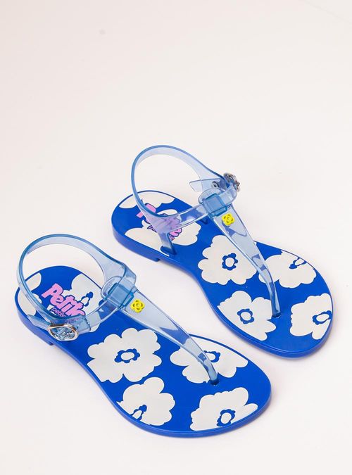 Sandália Petite Jolie Noah In Translúcido/Royal PJ7750IN