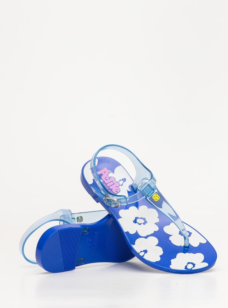 Sandália Petite Jolie Noah In Translúcido/Royal PJ7750IN