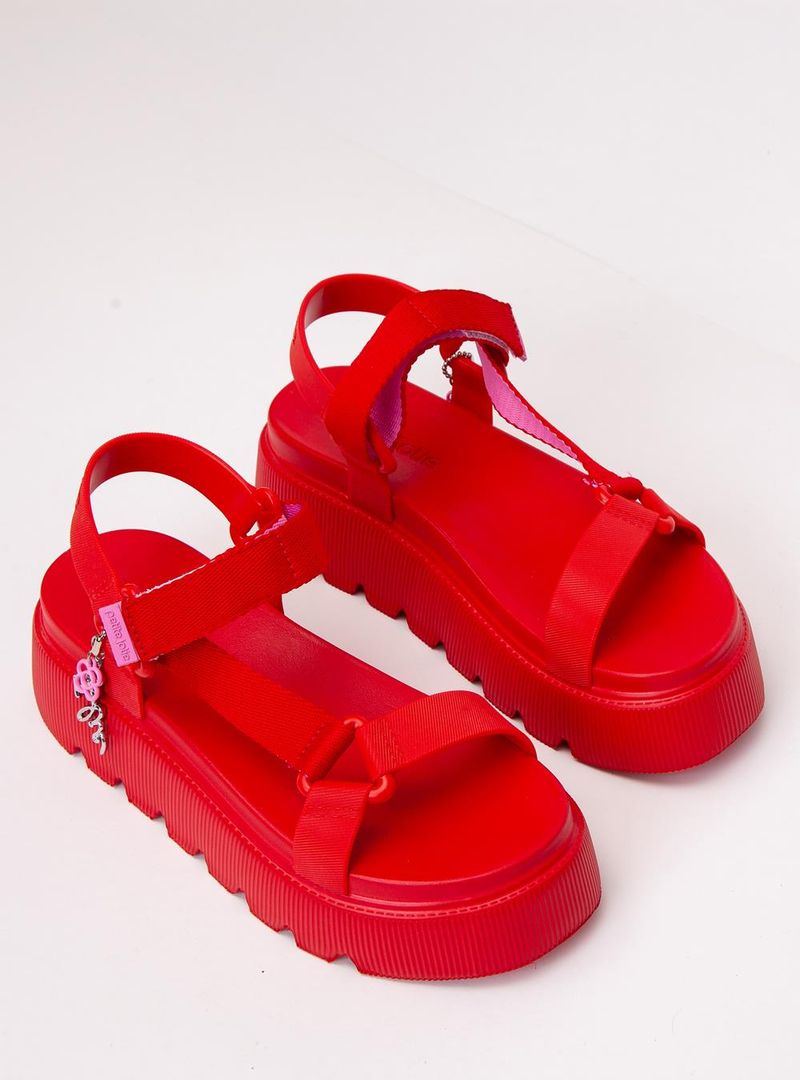 Sandália Petite Jolie Groove Tomate PJ7737