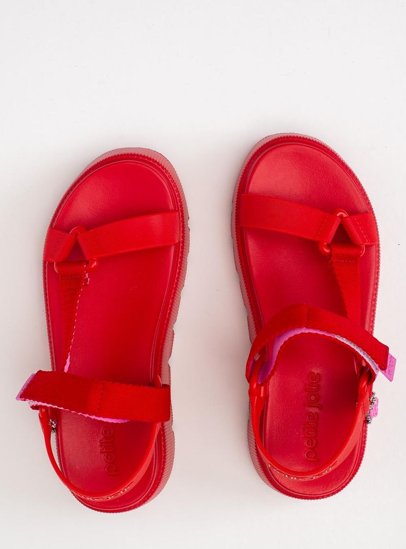 Sandália Petite Jolie Groove Tomate PJ7737
