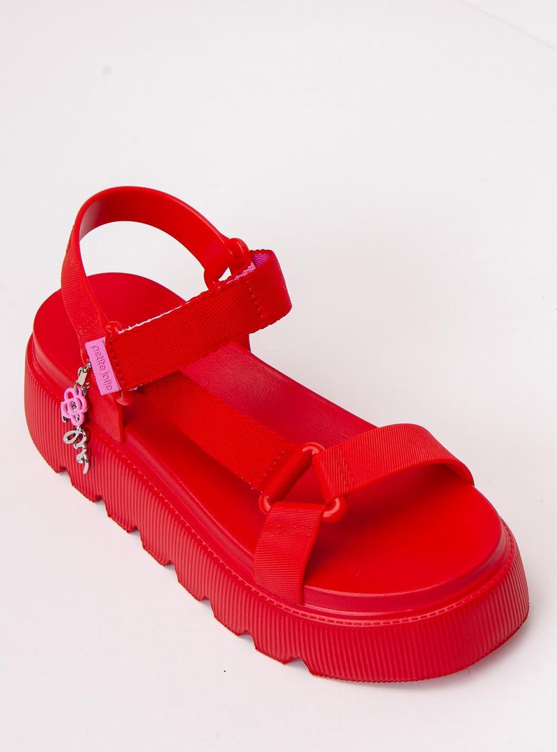 Sandália Petite Jolie Groove Tomate PJ7737