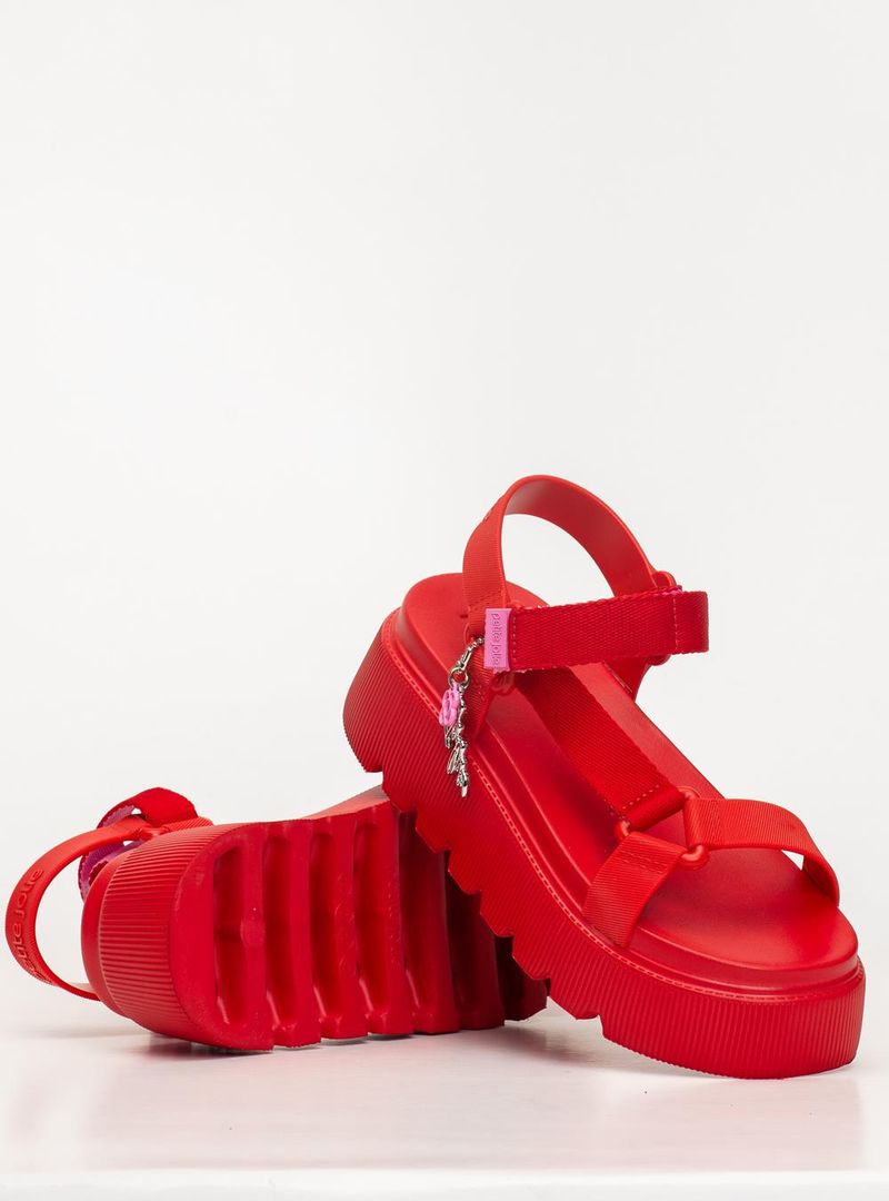 Sandália Petite Jolie Groove Tomate PJ7737