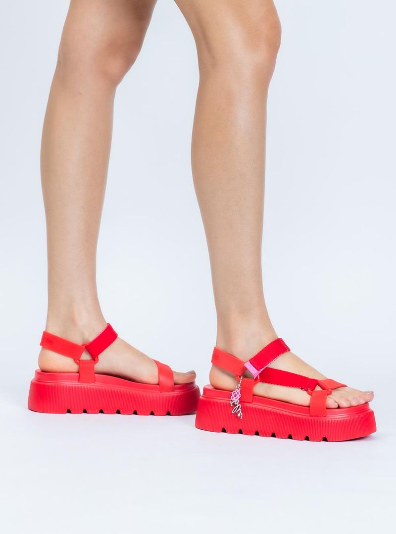 Sandália Petite Jolie Groove Tomate PJ7737