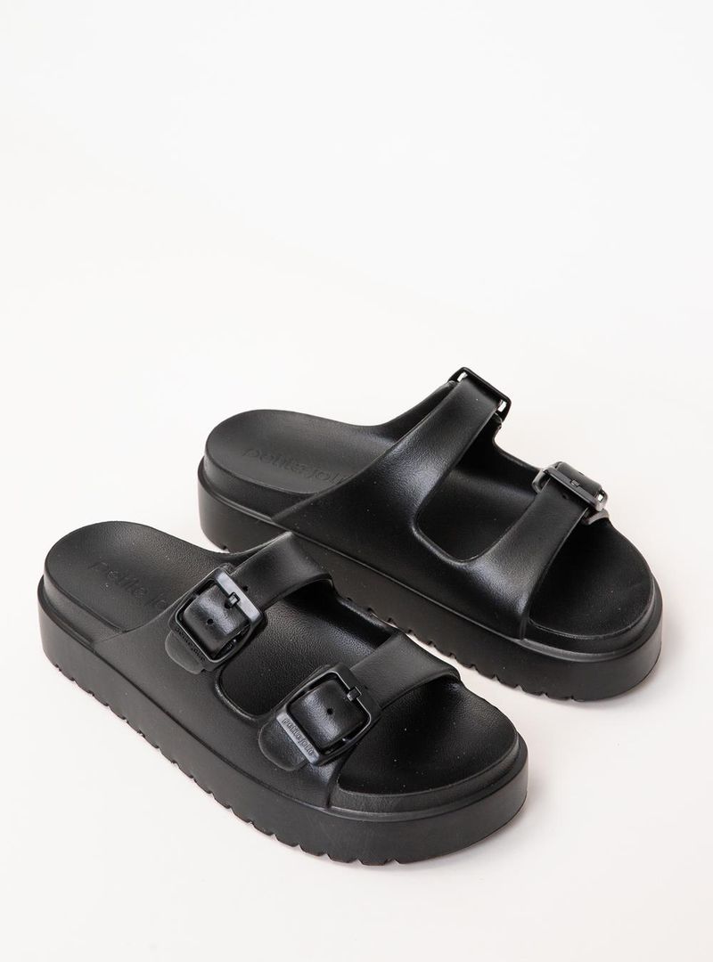 Tamanco Petite Jolie Malibu Preto PJ7735