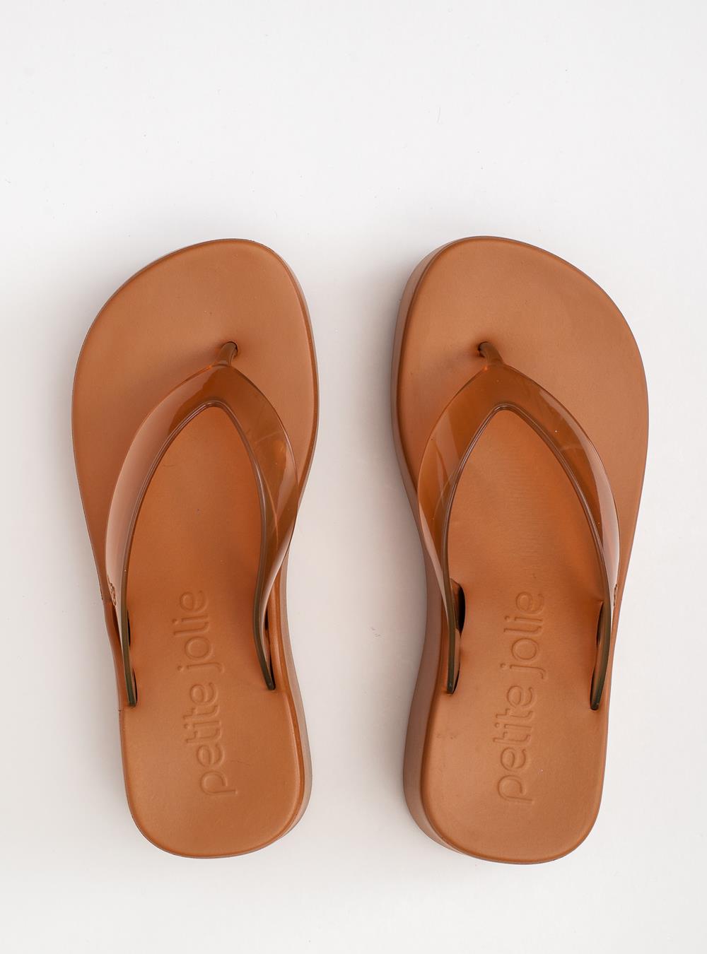 Chinelo Petite Jolie Plus II Doce De Leite PJ7703