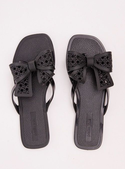 Chinelo Petite Jolie Sunny Preto PJ6223