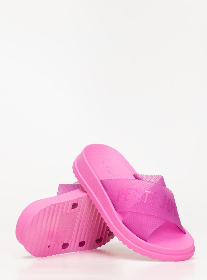 Chinelo Petite Jolie Smash Chiclete Translúcido PJ6812II