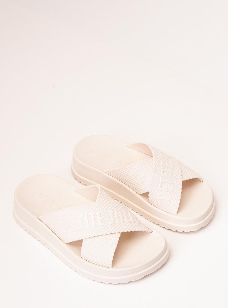 Chinelo Infantil Petite Jolie Smash In Creme PJ6812IN