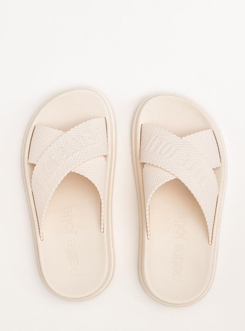 Chinelo Infantil Petite Jolie Smash In Creme PJ6812IN