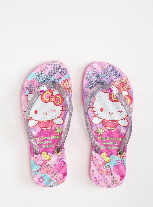 Chinelo Infantil Fresh Chiclete/Hello Kitty 17 PJ7206INHK