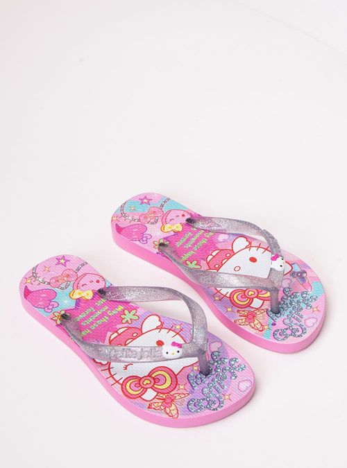 Chinelo Infantil Fresh Chiclete/Hello Kitty 17 PJ7206INHK