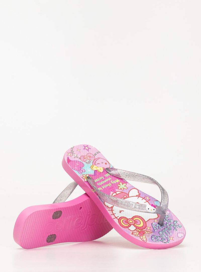 Chinelo Infantil Fresh Chiclete/Hello Kitty 17 PJ7206INHK