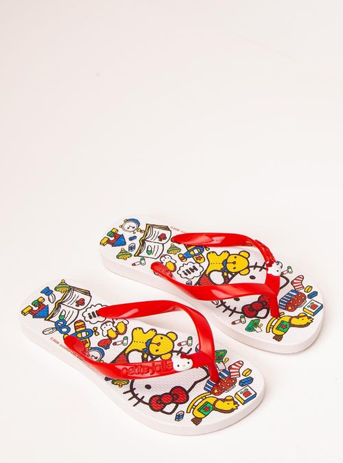 Chinelo Infantil Fresh White/Hello Kitty 18 PJ7206INHK