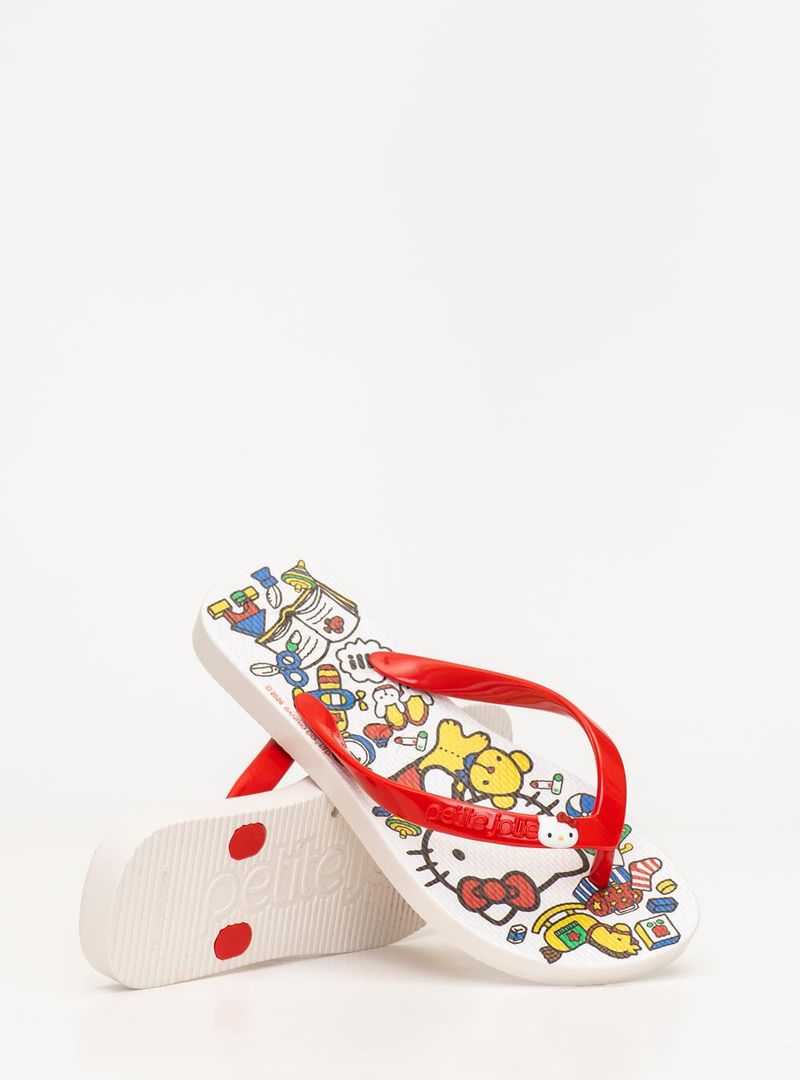 Chinelo Infantil Fresh White/Hello Kitty 18 PJ7206INHK
