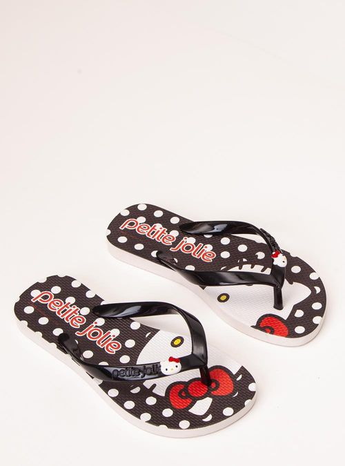 Chinelo Infantil Fresh White/Hello Kitty 19 PJ7206INHK