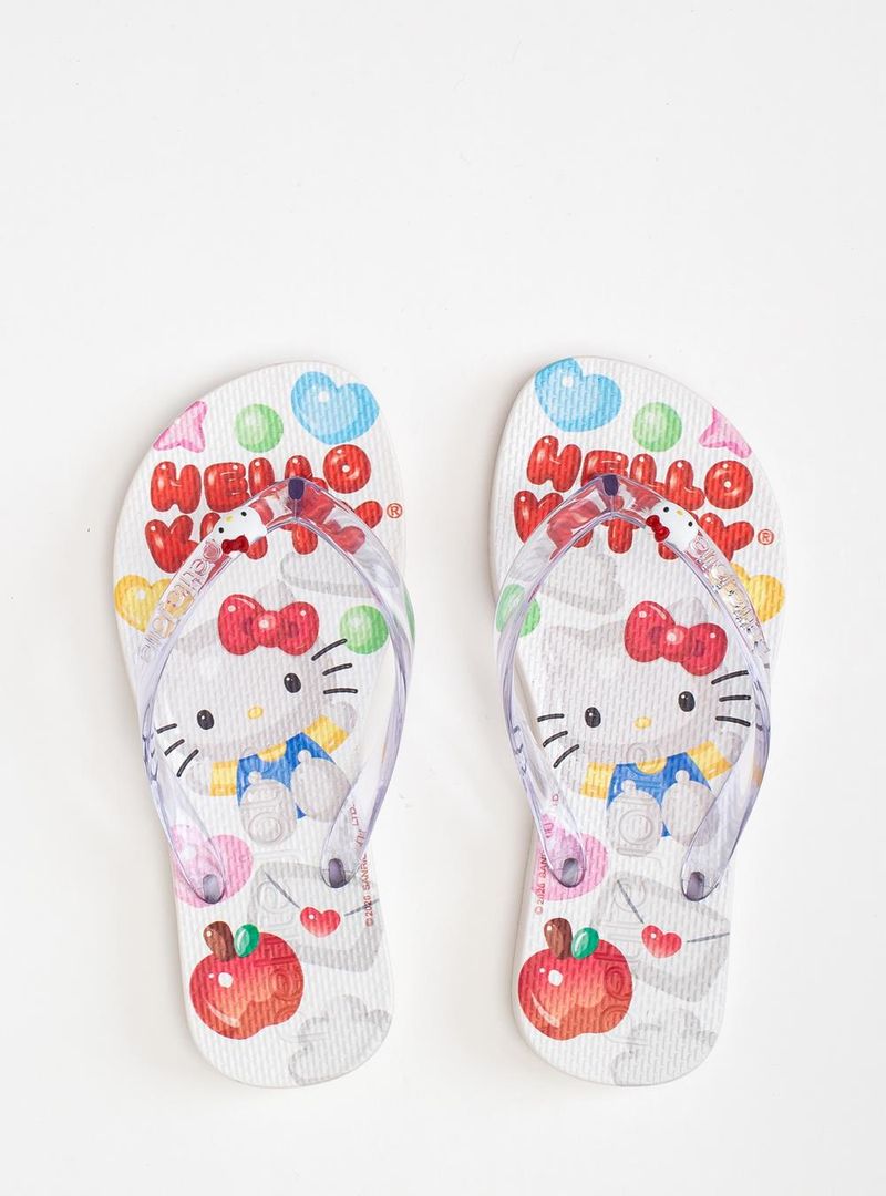 Chinelo Petite Jolie Fresh White/Hello Kitty 16 PJ7206INHK