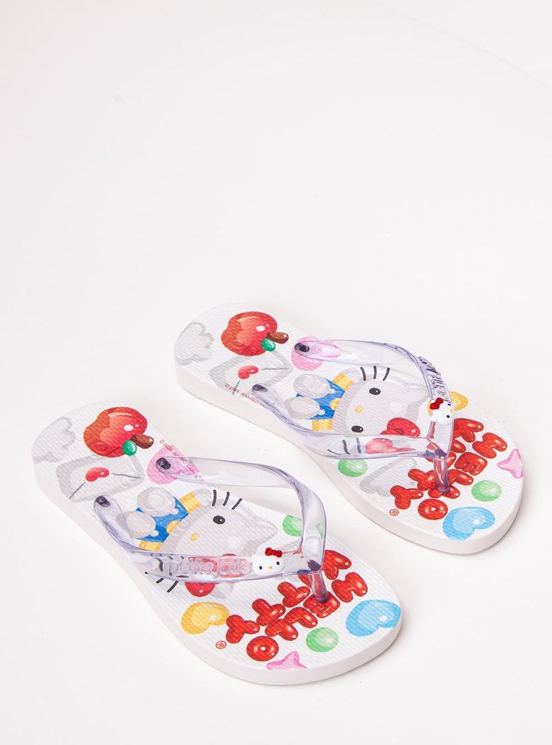 Chinelo Petite Jolie Fresh White/Hello Kitty 16 PJ7206INHK