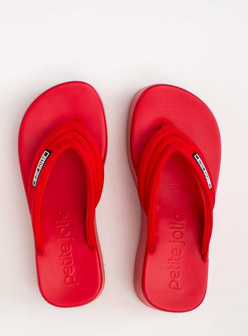 Chinelo Petite Jolie Plus II Tomate PJ7522II
