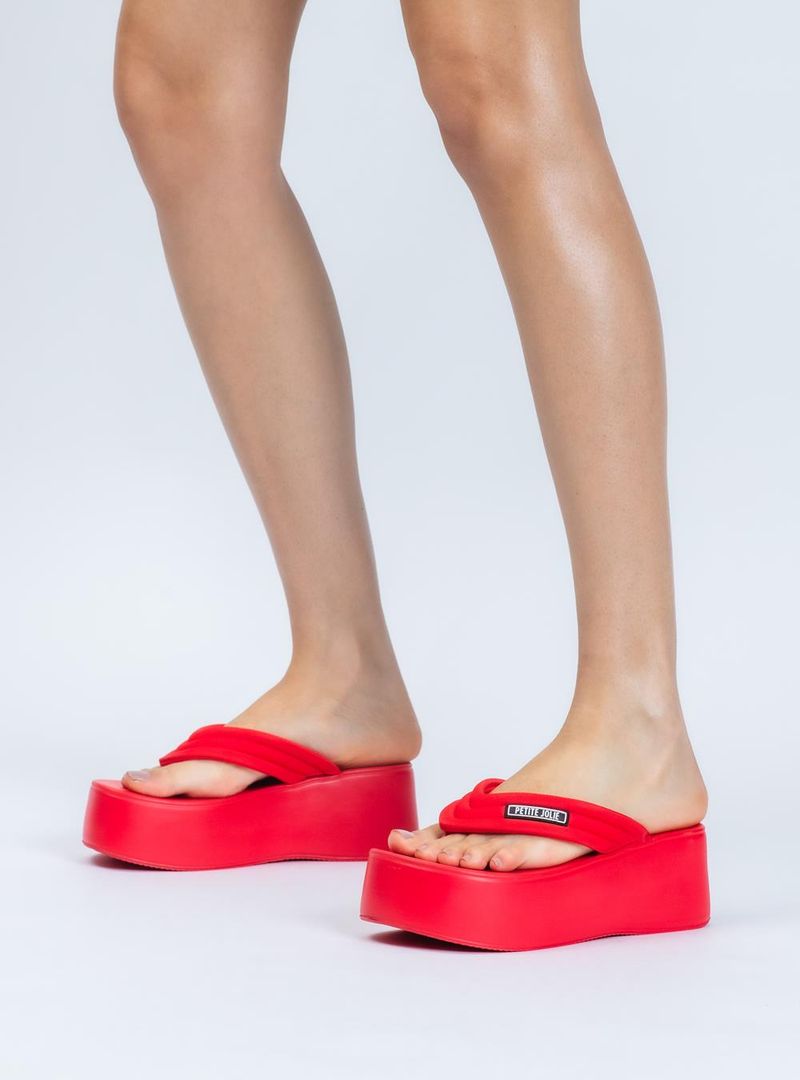 Chinelo Petite Jolie Plus II Tomate PJ7522II