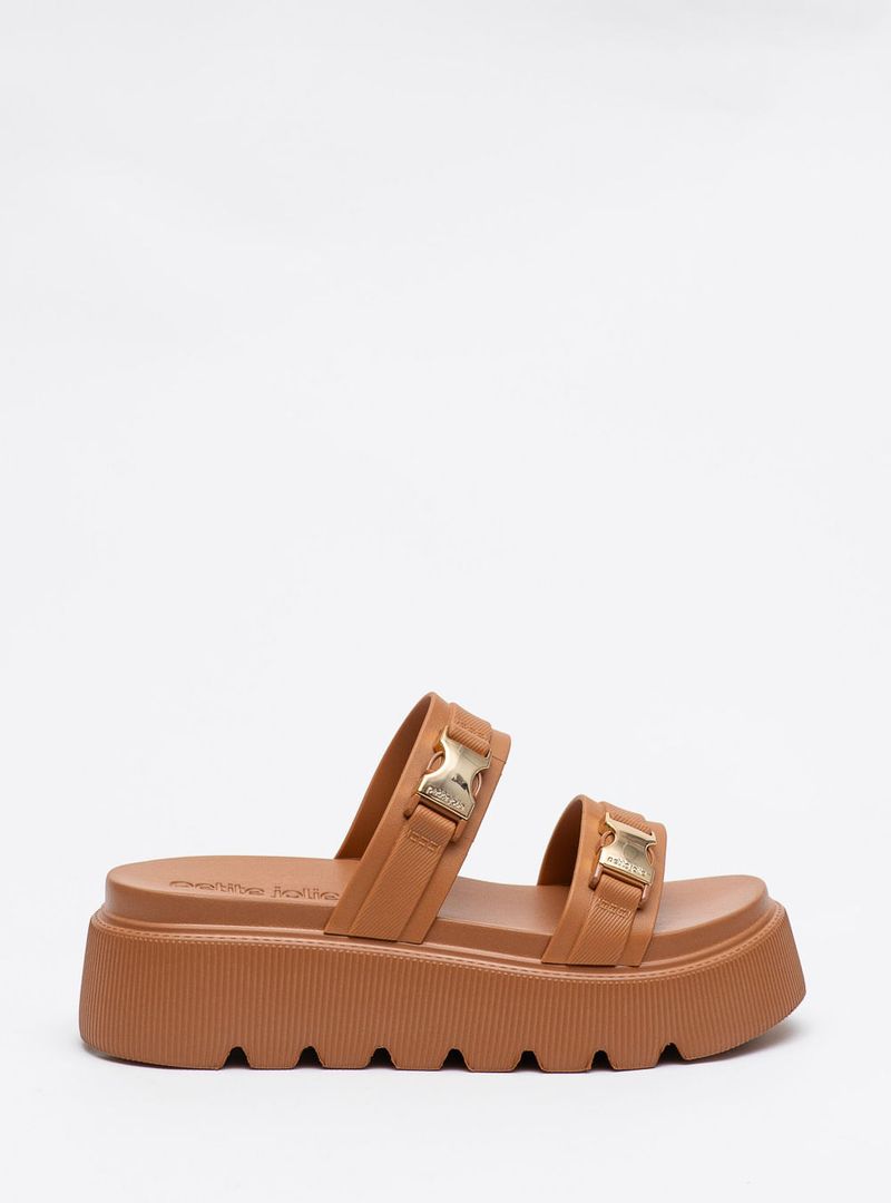 Tamanco Petite Jolie Pulse Doce De Leite PJ7491