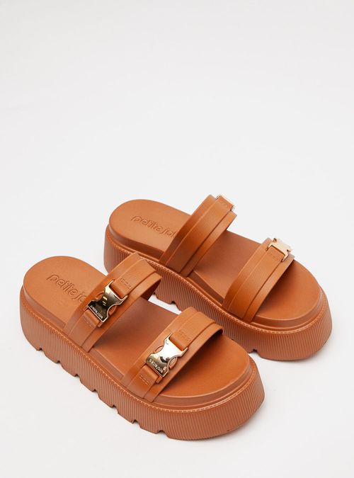 Tamanco Petite Jolie Pulse Doce De Leite PJ7491