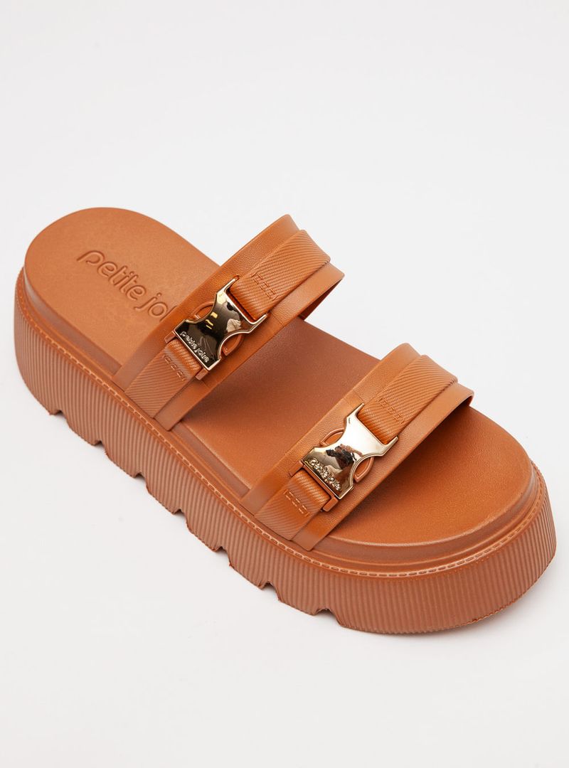 Tamanco Petite Jolie Pulse Doce De Leite PJ7491