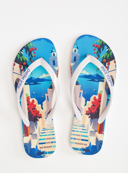 Chinelo Petite Jolie Fresh White/Grécia PJ6969