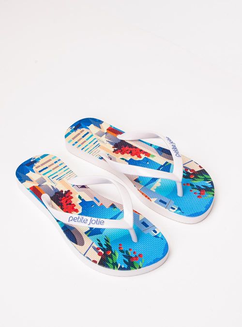 Chinelo Petite Jolie Fresh White/Grécia PJ6969