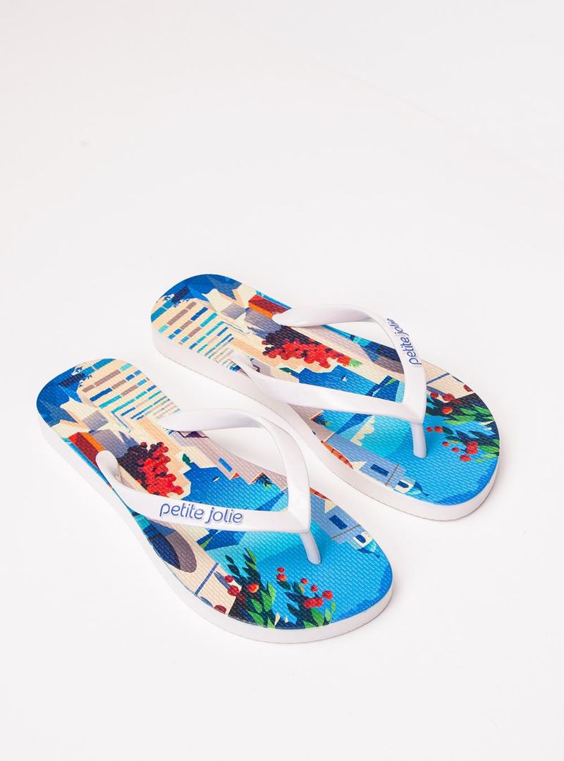 Chinelo Petite Jolie Fresh White/Grécia PJ6969