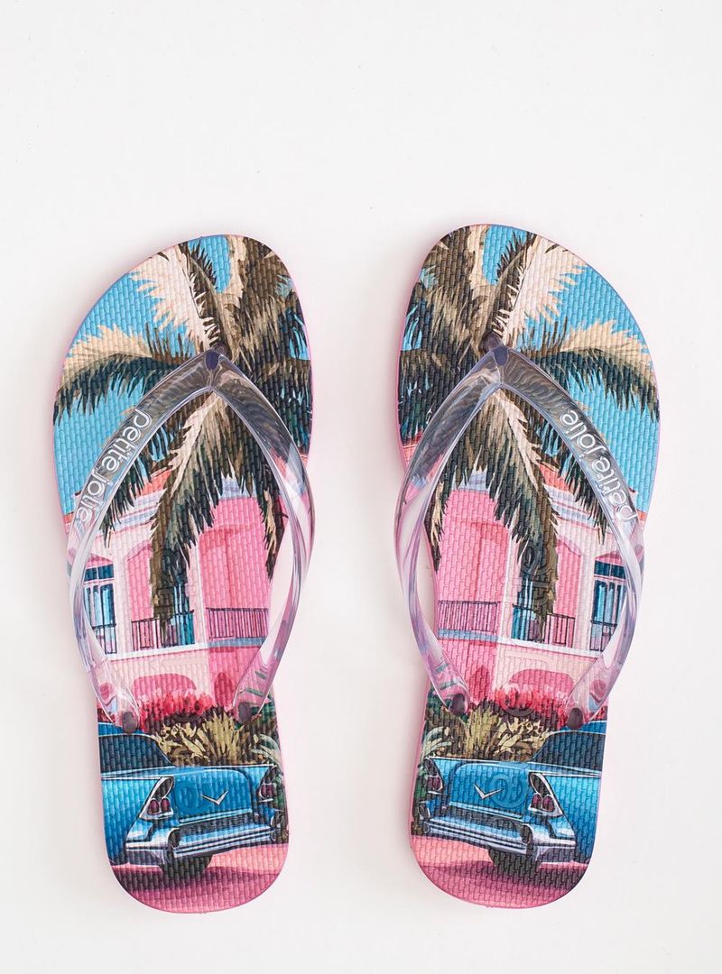 Chinelo Petite Jolie Fresh Translúcido/Miami PJ6969