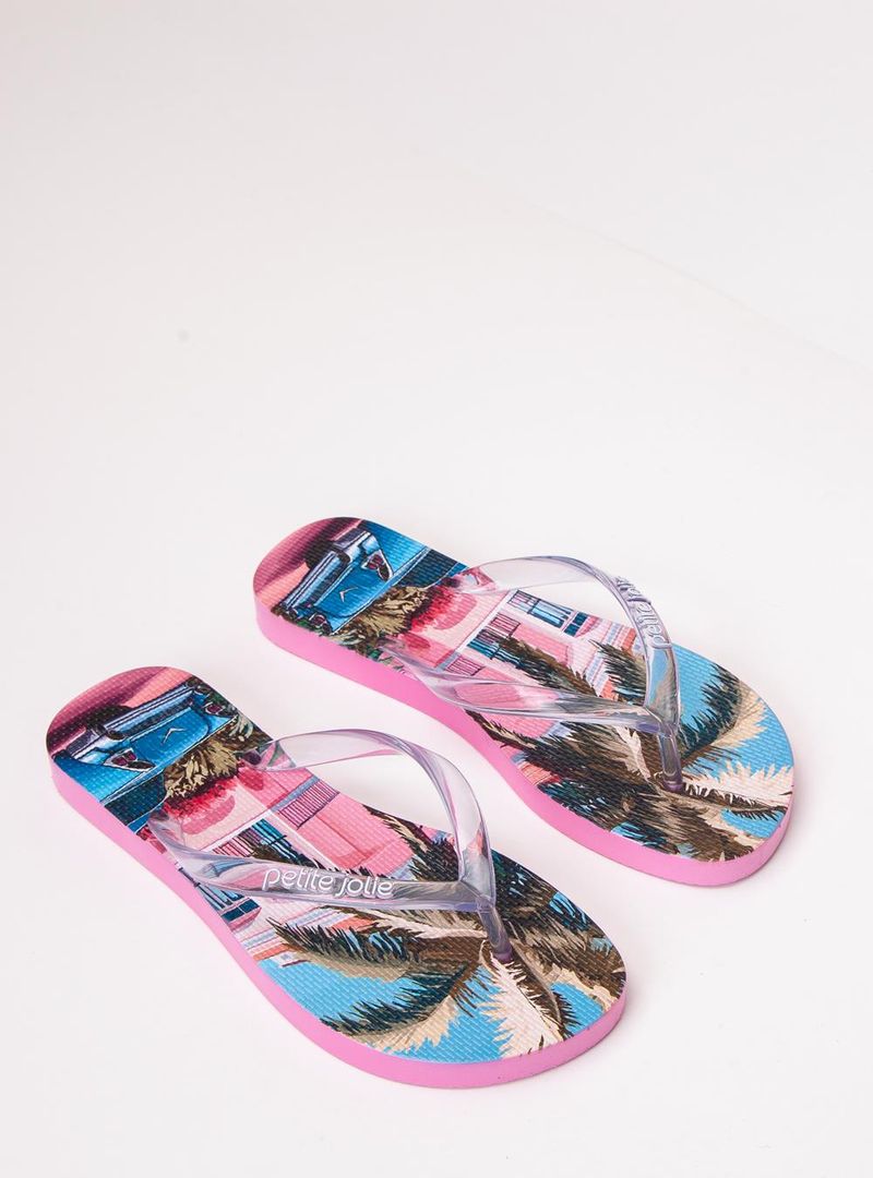 Chinelo Petite Jolie Fresh Translúcido/Miami PJ6969