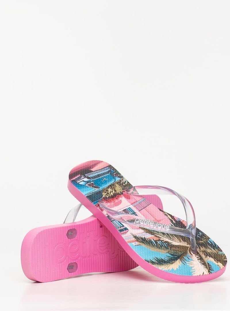 Chinelo Petite Jolie Fresh Translúcido/Miami PJ6969